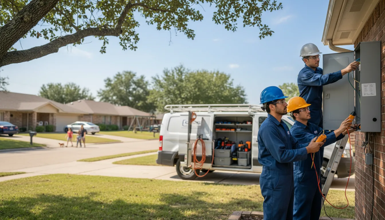 Certified electrician providing emergency electrical services in Churchville, MD